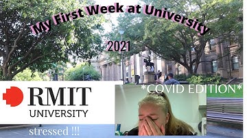 my first week at uni | COLLEGE VLOG | RMIT UNIVERSITY | Melbourne, Australia