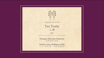 [English only] Two Truths, October 2014 - Bodh Gaya, India - Part 2