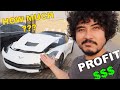 How Much Profit Can You Make In A Salvage Car ( Corvette V8 2014 )