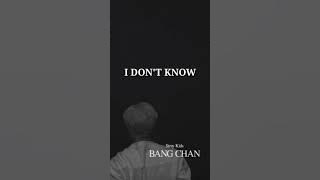 Don't want to Acknowledge (by BANG CHAN)-SKZ REPLAY(english lyrics)