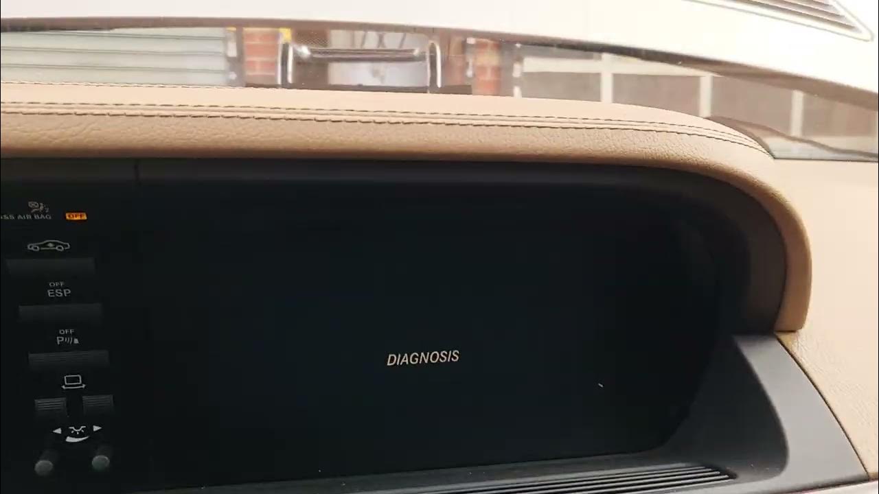 2006 Mercedes Benz S550 Radio Command Unit Is Not Working Diagnostic
