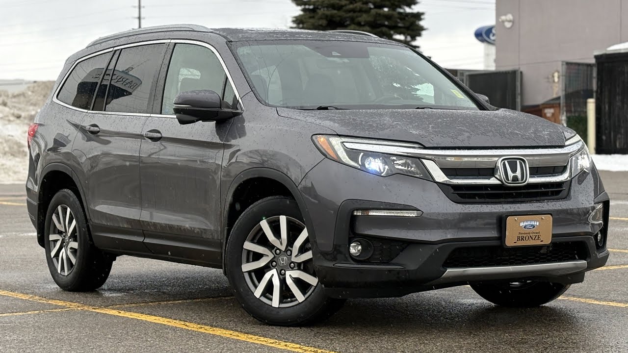 Used 2021 Honda Pilot EX Gray (#A1567A) | Barrie Ford - YouTube