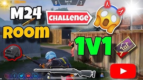 Best 1v1 M24 Room Challenge | Body Shot Head Shot Best GamePlay Video❤️‍🔥
