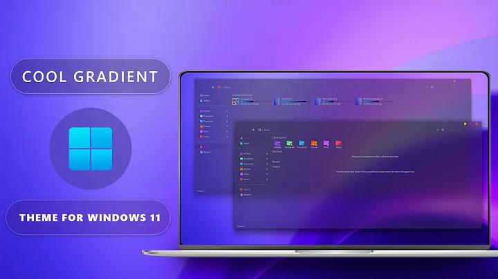 Cool Gradient Theme for Windows 11 25H2 – Stunning New Look!