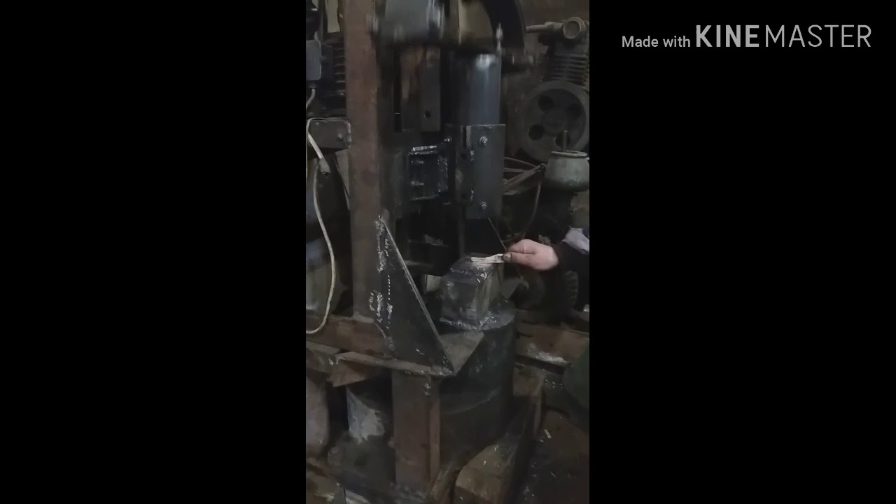 My homemade power hammer. Improved version. Japanese style.