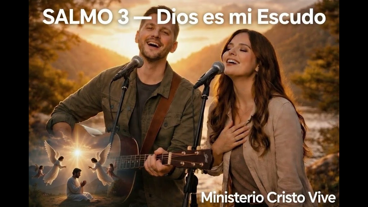 SALMO 3 — Dios es Mi Escudo | Canción de Adoración | Dueto con Guitarra