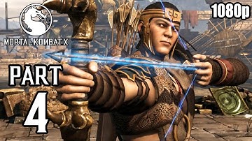 Mortal Kombat X Walkthrough PART 4 (PS4) 60fps No Commentary [1080p] TRUE-HD QUALITY