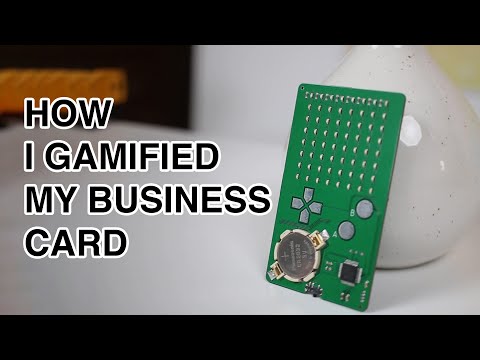 Gamify Your PCB Business Card