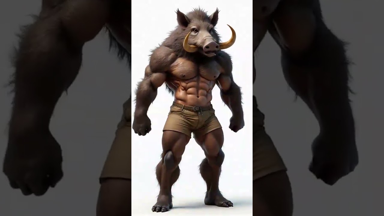 Wild Encounter: Human vs Wild Boar – Intense Moment Caught on Camera!