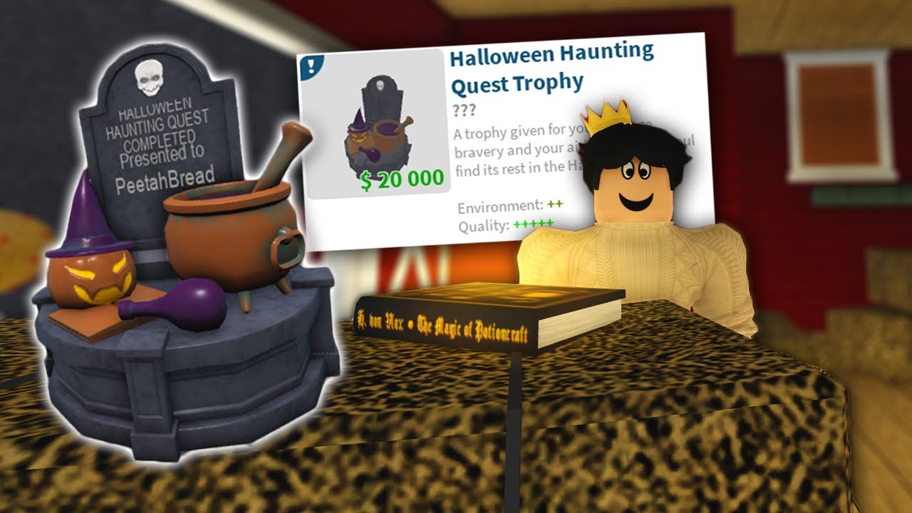 BLOXBURG HALLOWEEN TROPHY ALL WITCH QUESTS EASY GUIDE 