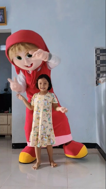 Badut masha and the bear joget tiktok viral #trending #viralvideo