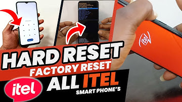 All Itel Phone Factory Reset | Hard Reset | Pattern Unlock Delete Pin, Pattern Easy Trick With Keys
