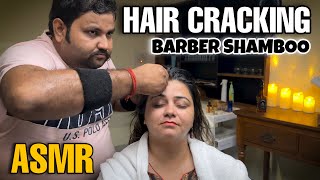 Asmr Hair Cracking Head Massage, Neck Cracking, Neck Pain Relief, IndianBarber ! Sensory