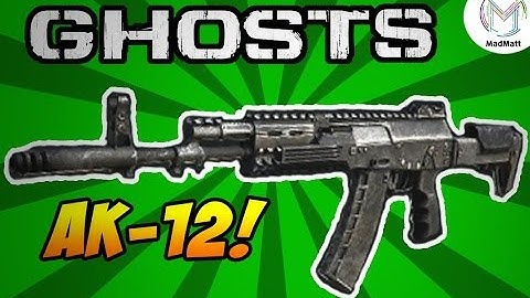 COD GHOSTS: "AK-12" - BEST CLASS SETUP! - Call Of Duty: Ghosts Gameplay