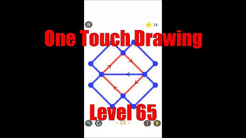 One Touch Drawing Level Stage Niveau Nivel Yровень 65. Solution