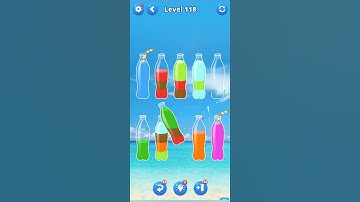 water sort game level 118#foryou #games #trending #gameplay #waterbottle #viralvideo