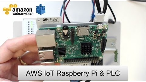 Amazon Web Services (AWS) IoT MQTT Node-RED Raspberry Pi & PLC