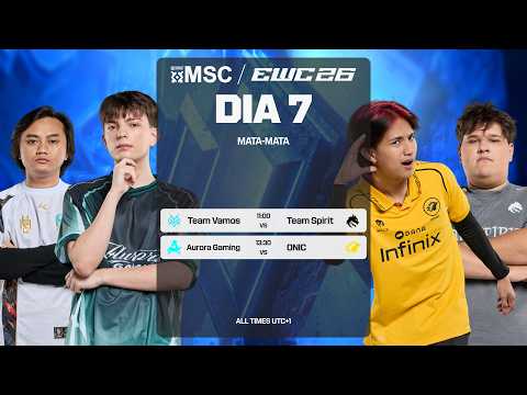 🔴 AO VIVO | DIA 7 | MLBB MSC no EWC26 | Fase Eliminatória | (PT)