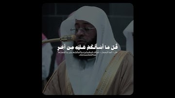تلاوة بديعة بالنبرة الأيوبية! - للشيخ بدر التركي 🤍🎧..