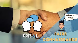 تعلم الفرنسية مع سرحال // Oral : Faire connaissance