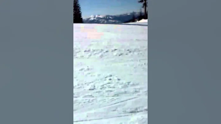 Mt. Shasta snowboard run