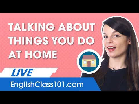How to Talk about Household Tasks in English!