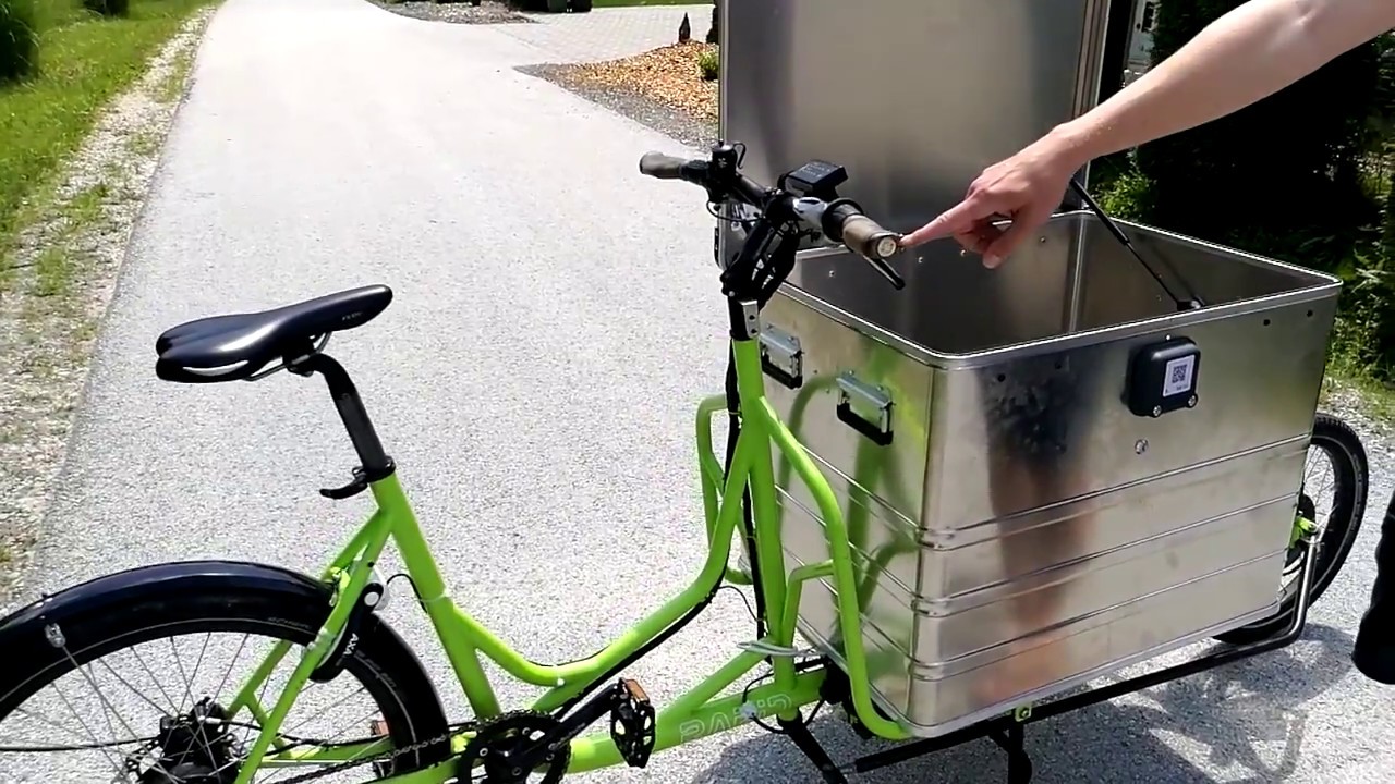 Operating a PAZTIR equipped cargo-bike 