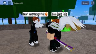 Bros mad 🤣 - Blox Fruits #1