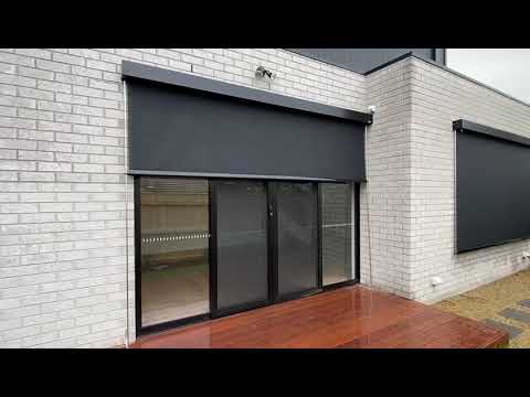 Awnings Motorised Outdoor Blinds Exterior Shades Fixed guided awnings by Alfresco Blinds Co - Blinds Melbourne by Alfresco Blinds Co - Blinds Melbourne
