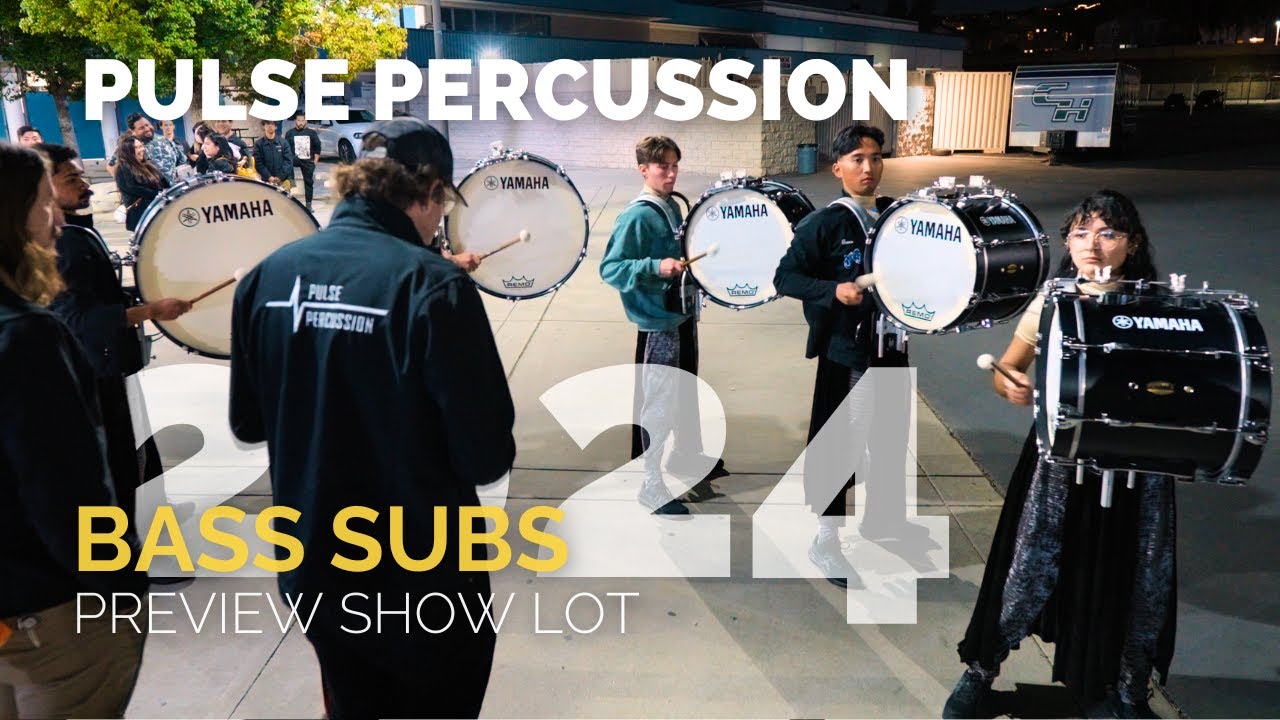 Pulse Percussion 2024 — сабвуферы с микрофонами на предварительном показе