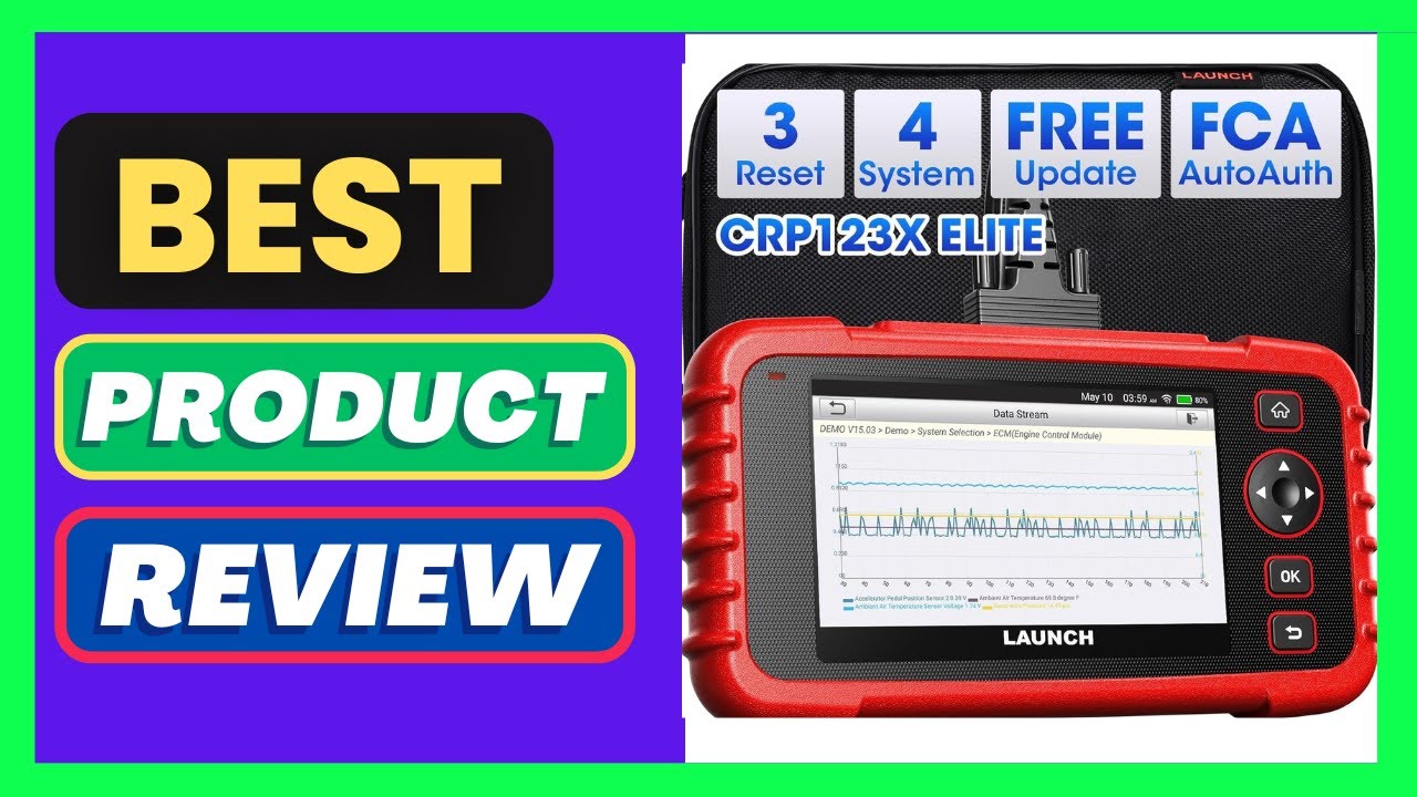 Launch OBD2 Scanner CRP123X Elite, 2026 Lifetime Update WiFi Scan Tool