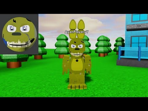 How To Get Springtrap In Fnaf World Multiplayer Roblox Youtube - fnaf world multiplayer roblox springtrap