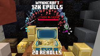 20 Reroll Go big or Go home Wynncraft Lootrun End Chest ( 12k E pulls) Raw Footage