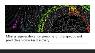 Mining large-scale cancer genome for therapeutic and predictive biomarker discovery