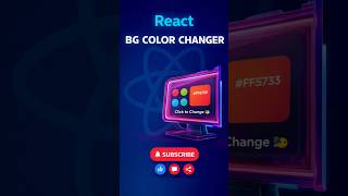 Day-1 Change background color using React 💥 #shorts #react #coding #frontend
