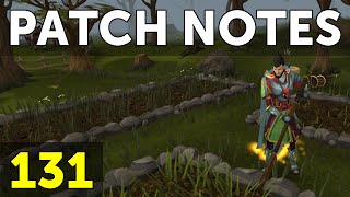 RuneScape Patch Notes #131 - 1st August 2016