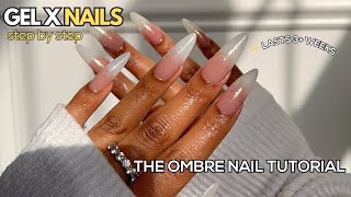 Easiest Way To Do Ombre Nails WITHOUT an Airbrush OR SpongeBeginner Friendly Gel X Nails Tutorial