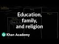 Social institutions  education family and religion  society and culture  mcat  khan academy