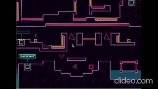 Big Neon Tower Tiny Square - A Full Playthrough + All Cherries