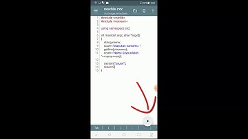Pemrograman Dasar - Input dan Output (Mobile C++)