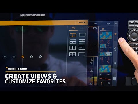 How to Create Views & Customize Favorites | Humminbird XPLORE Fish Finder
