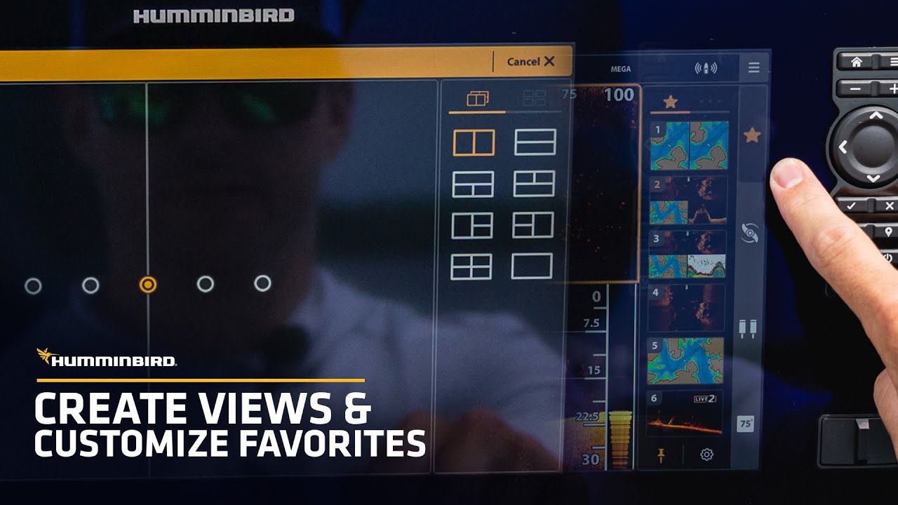 How to Create Views & Customize Favorites | Humminbird XPLORE Fish Finder