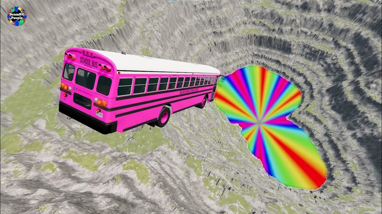 BeamNG.Drive - Leap Of Death Car Jumps and Falls Crashes #88