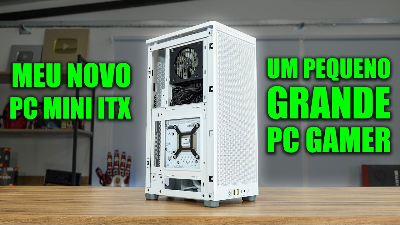 MONTANDO MEU PRIMEIRO PC GAMER MINI ITX! UM FULL WHITE BONITÃO - YouTube