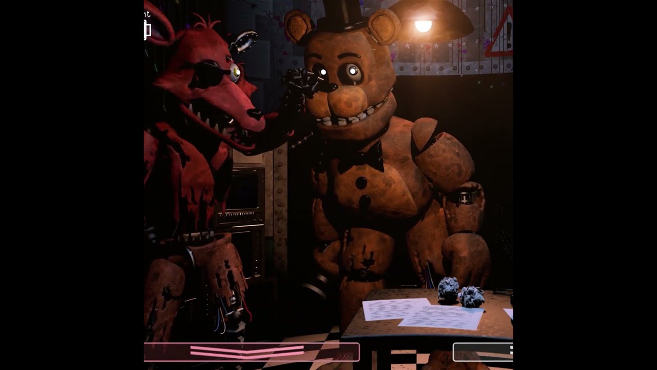 Withered Freddy Has Had Enough Of Foxy FNaF In Real Time Animated