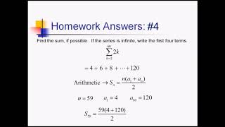 Geometric Series and Sigma Notation: Problem Set #2