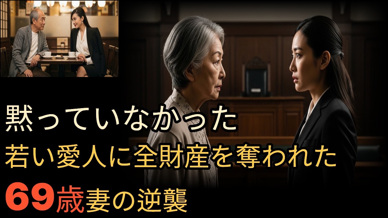 若い愛人に全財産を奪われた69歳の妻の逆襲