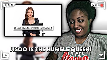 Laviish Sade REACTS to: Jisoo Answers the Web
