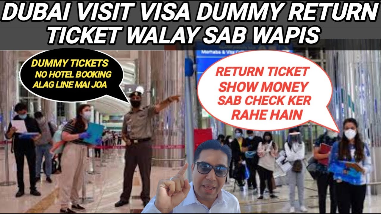 Dubai Visit Visa Dummy Ticket and 5000 Show Money YouTube