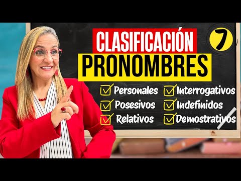 QUÉ es PRONOMBRE y CUÁL es su CLASIFICACIÓN | Pronombres PERSONALES | Gramática | La profe Mónica